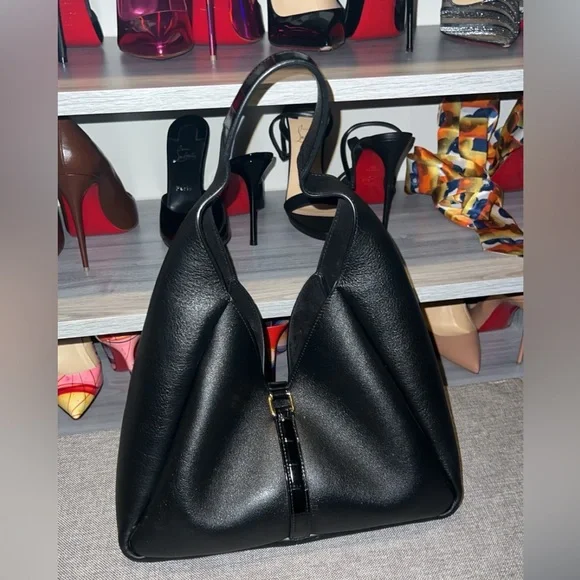 Givenchy Black Hobo Bag with Gold Accents - Picture 2 of 4